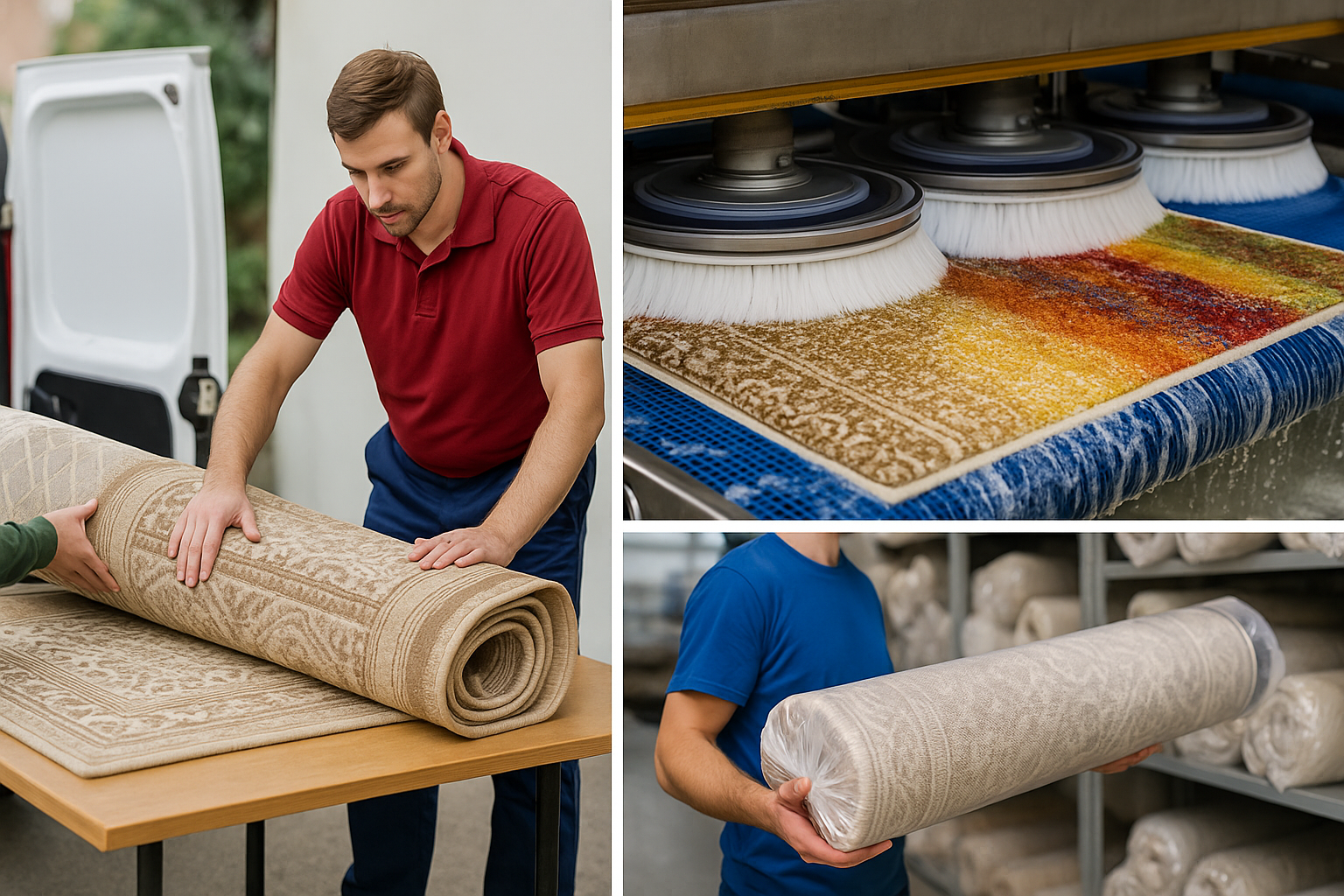 AKA Halı Yıkama - Kadirli halı yıkama süreç görseli